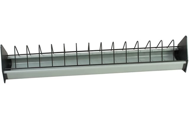 Polmark Futterrinne Mit Kippgitter Aus Kunststoff 100cm 1 Polmark Futterrinne Mit Kippgitter Aus Kunststoff 100cm