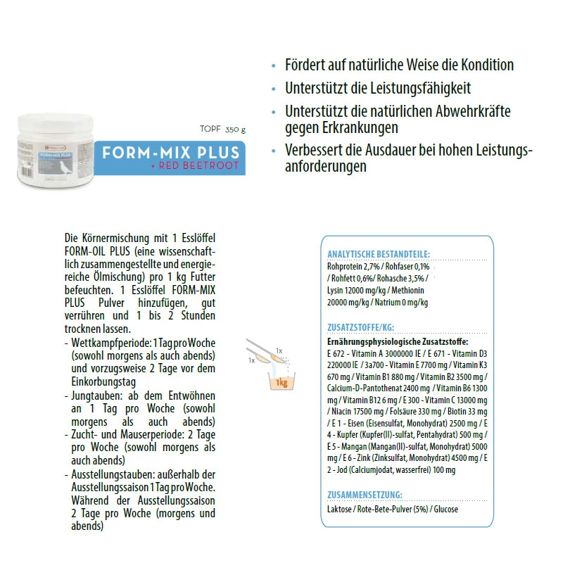 Oropharma Form-Mix Plus 350g 2 Oropharma Form-Mix Plus 350g – Bild 2