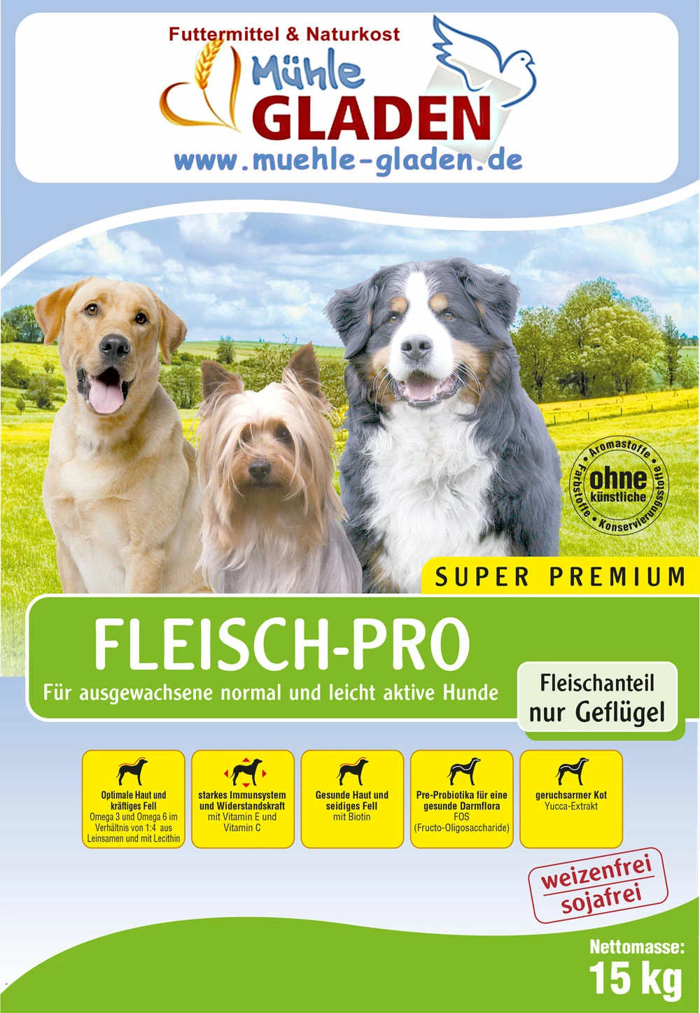Gladen Fleisch-Pro 15kg 1 Gladen Fleisch-Pro 15kg